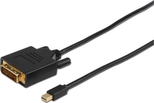 Microconnect MDPDVI1B, 1 m, Mini DisplayPort, DVI-D, Uros, Uros, Suora