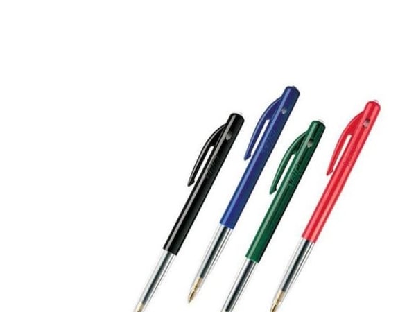 BIC M10 Clic, Punainen, 50 kpl, Keskikokoinen