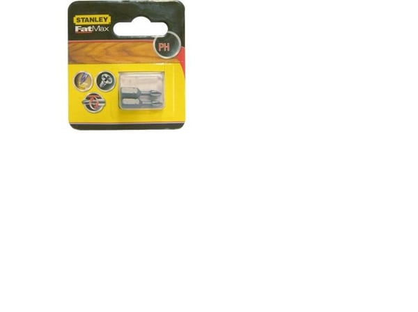 Stanley Screwdriver bits Ph3x25mm 2pcs. - STA62022