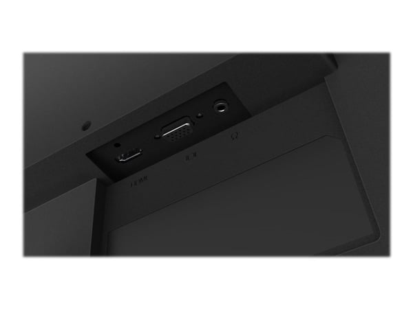 Lenovo D24-20 - LED-skjerm - 23.8" - 1920 x 1080 Full HD (1080p) @ 75 Hz - VA - 250 cd/m² - 1000:1 - 4 ms - HDMI, VGA - ravnsort