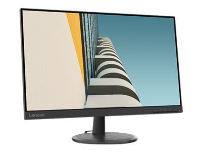 Lenovo D24-20 - LED-näyttö - 23,8" - 1920 x 1080 Full HD (1080p) @ 75 Hz - VA - 250 cd/m² - 1000:1 - 4 ms - HDMI, VGA - mattamusta - suihkumusta