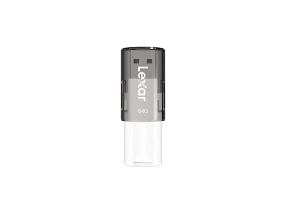 Lexar JumpDrive® S60, 64 GB, USB A-tyyppi, 2.0, Liuku, 8 g, Musta
