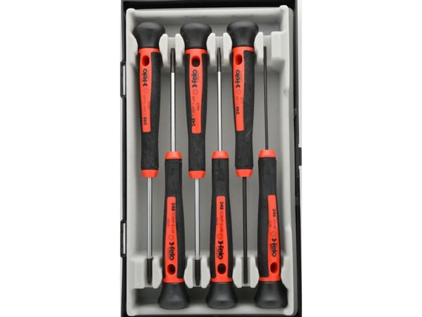 Felo presisjonsskrujernsett Torx, Hex 6 deler (24896156) Felo presisjonsskrujernsett Torx, Hex 6 deler (24896156)