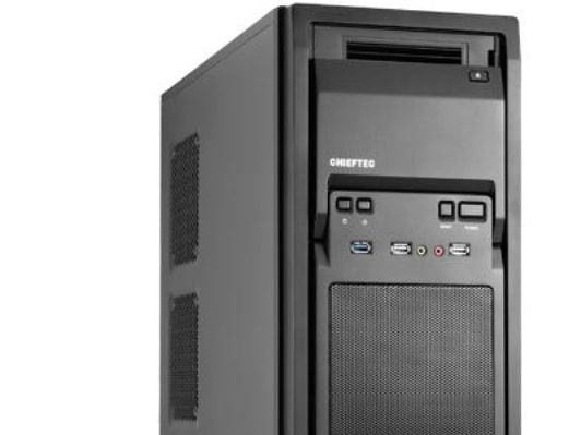 Chieftec LIBRA Series LF-02B - Tower - ATX - ingen strømforsyning - svart - USB/lyd
