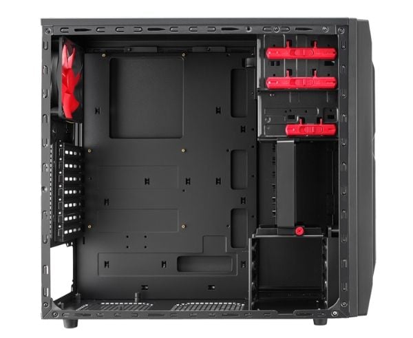 Chieftec LIBRA Series LF-02B - Tower - ATX - ingen strømforsyning - svart - USB/lyd