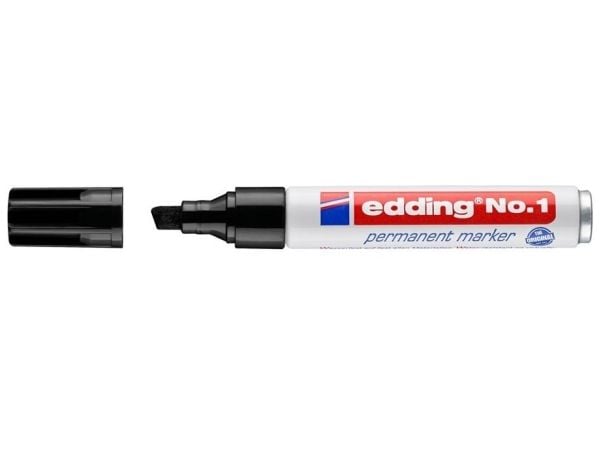 Marker Edding No. 1 permanent sort 1-5 mm (stk.)