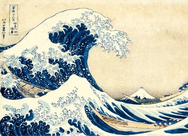Clementoni Museum Collection - Hokusai: The Great Wave - puslespill - 1000 deler