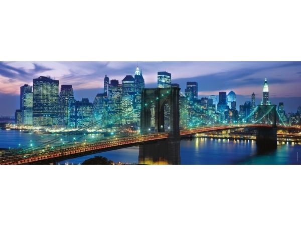 Clementoni High Quality Collection Panorama - New York Brooklyn Bridge - puslespill - 1000 deler
