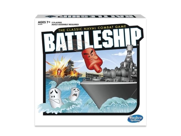 Hasbro Battleship the classic naval combat game, Brettspill, Strategi, 7 år, Reiseutgave, Familiespill