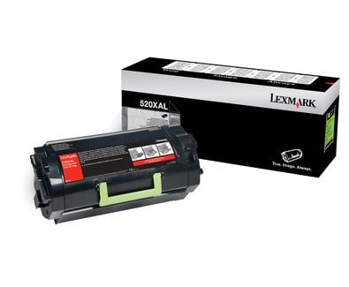 Lexmark 520XAL, 45000 sivua, Musta, 1 kpl