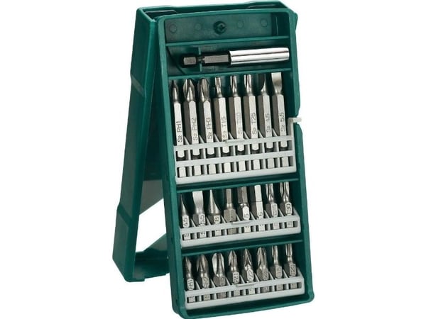 Bosch Mini X-Line - Spissett for skrutrekker - 25 deler - torx, phillips, pozidriv, hex, slot - lengde: 50 mm, 25 mm - for Bosch PushDrive; EasyImp...