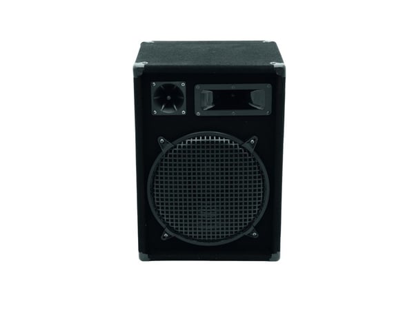 Omnitronic DX-1222, 3-vägs, 1.0 kanaler, Kabel, 300 W, 30 - 18000 hz, Svart