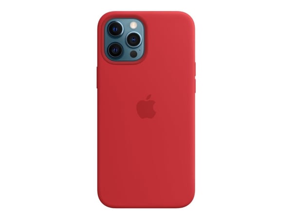 Apple - (PRODUCT) RED - baksidesskydd för mobiltelefon - med MagSafe - silikon - röd - för iPhone 12 Pro Max