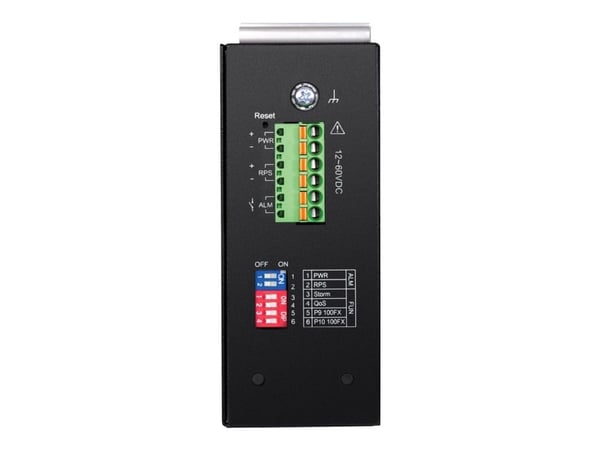 TRENDnet TI-G102i - Industrial - switch - Administrerad - 8 x 10/100/1000 + 2 x Gigabit SFP - DIN-skenmonterbar - likström - TAA-kompatibel