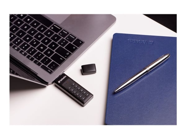 Verbatim Keypad Secure - USB flash-enhet - krypterat - 32 GB - USB-C 3.1
