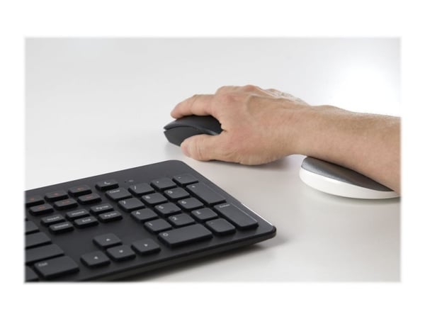 StarTech Wrist Rest - Ergonomic Desk Wrist Pad - Sliding Wrist Rest for Mouse - Silver Fabric - Office Wrist Support (ROLWRSTRST) - Håndleddsstøtte...
