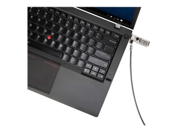 Targus DEFCON Compact Combo Cable Lock - Sikkerhetskabellås - svart - 1.98 m