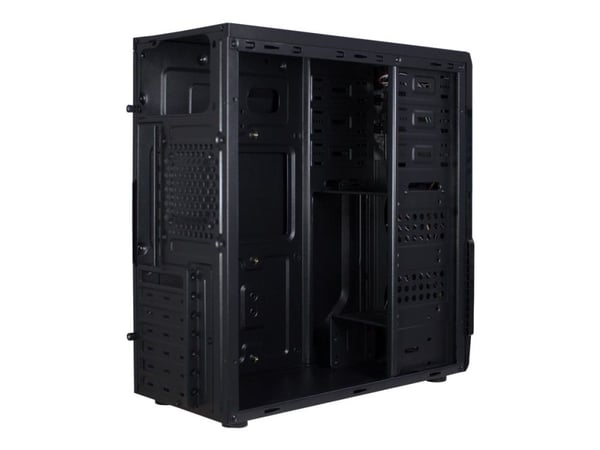 Inter-Tech B-48 - Tower - ATX - ingen strømforsyning (ATX) - svart - USB/lyd