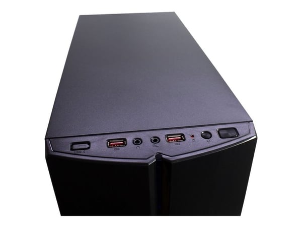 Inter-Tech B-48 - Tower - ATX - ingen strømforsyning (ATX) - svart - USB/lyd