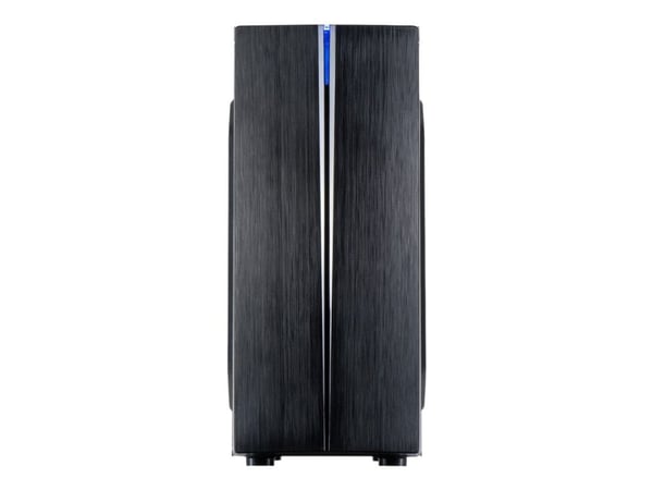 Inter-Tech B-48 - Tower - ATX - ingen strömförsörjning (ATX) - svart - USB/ljud