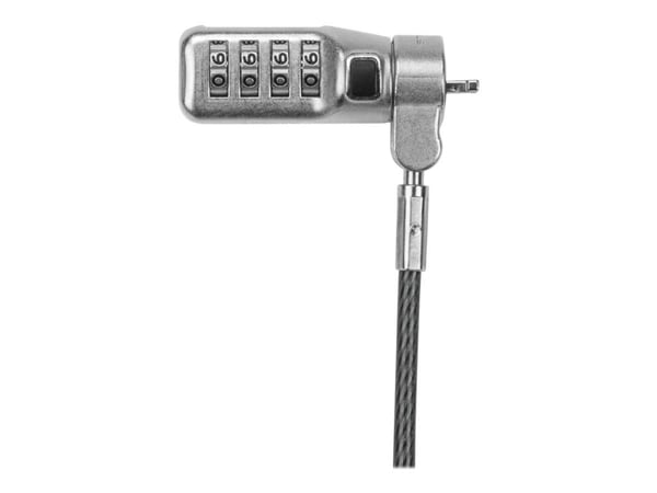 Targus DEFCON Compact Combo Cable Lock - Sikkerhetskabellås - svart - 1.98 m