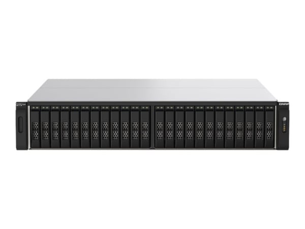 QNAP TS-H2490FU - NAS-server - 24 brønner - kan monteres i rack - PCI Express 3.0 x4 (NVMe) - RAID 0, 1, 5, 6, 10, 50, 60, JBOD - RAM 64 GB - 25 Gi...