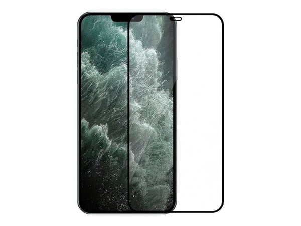 Insmat Brilliant - Skjermbeskyttelse for mobiltelefon - glass - rammefarge svart - for Apple iPhone 12 mini