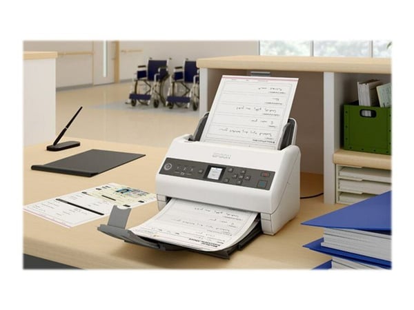 Epson WorkForce DS-730N - Dokumentskanner - Contact Image Sensor (CIS) - Dupleks - A4/Legal - 600 dpi x 600 dpi - inntil 40 spm (mono) / inntil 40 ...
