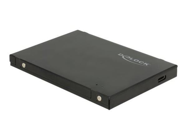 Delock 2.5 External Enclosure for M.2 NVMe PCIe SSD - Drevkabinett - SATA - USB 3.1 (Gen 2) - svart