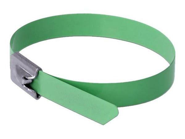 DeLOCK 18808, Terästä, Vihreä, 50 cm, 7,9 mm, 10 kpl