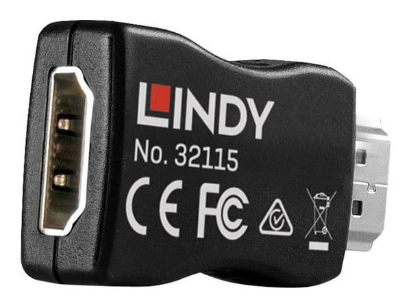 Lindy HDMI 2.0 EDID Emulator - EDID-leser/skriver - HDMI - svart