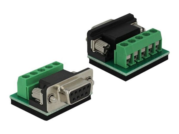 Delock Converter 1 x Serial RS-232 DB9 female to 1 x Serial RS-422/485 DB9 male with ESD protection 15 kV - Seriell adapter - RS-232 - RS-422/485 x...