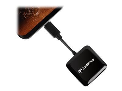 Transcend RDC3 - Kortleser (microSD, microSDHC UHS-I, microSDXC UHS-I, SD, SDHC UHS-I, SDXC UHS-I) - USB-C 3.2 Gen 1