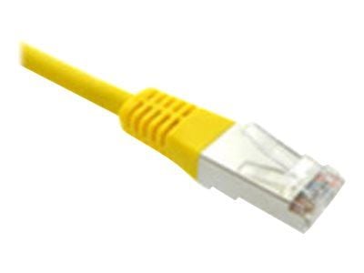 Black Box GigaTrue - Patch-kabel - RJ-45 (hane) till RJ-45 (hane) - 5 m - S/FTP - CAT 6a - startad, hakfri - gul