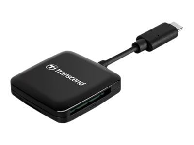 Transcend RDC3 - Kortleser (microSD, microSDHC UHS-I, microSDXC UHS-I, SD, SDHC UHS-I, SDXC UHS-I) - USB-C 3.2 Gen 1