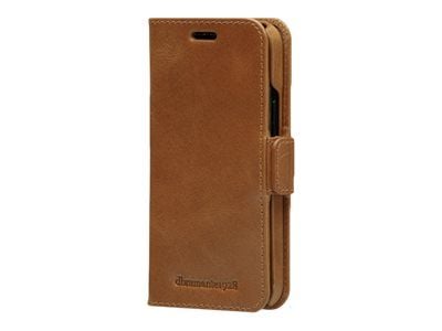 dbramante1928 Lynge - Vikbart fodral för mobiltelefon - narvat läder - tan - för Apple iPhone 12 mini