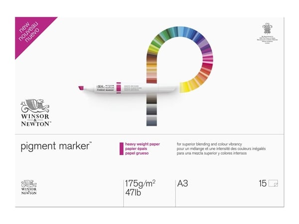 Winsor & Newton - Pad paper - A3 (297 x 420 mm) - 15 ark - hvit