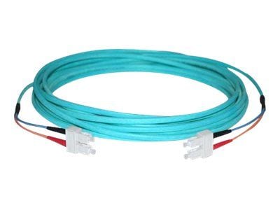 Black Box Ruggedised - Koblingskabel - LC multimodus (hann) til LC multimodus (hann) - 1 m - fiberoptisk - dupleks - 50 / 125 mikroner - OM3 - akva...