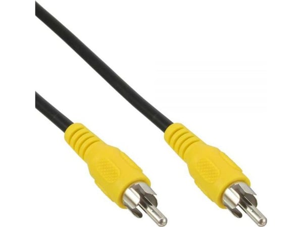 InLine 89937E, RCA, RCA, 7 m, Svart