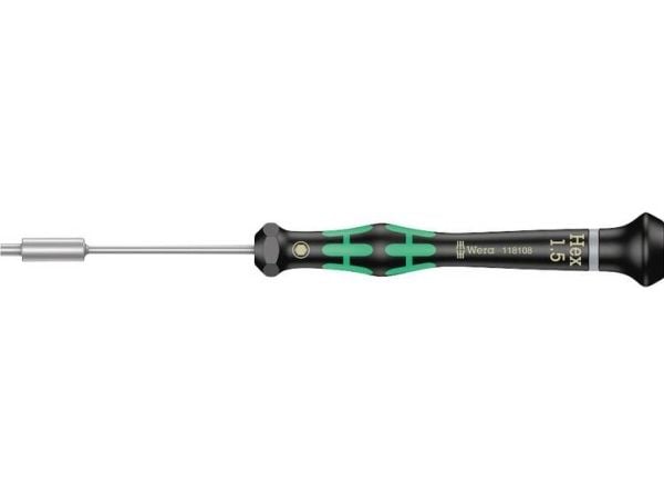 Wera 2069 Micro, Svart, Grønn, 1 stykker, 1.5 mm, 9,7 cm, 6 cm, 157 mm