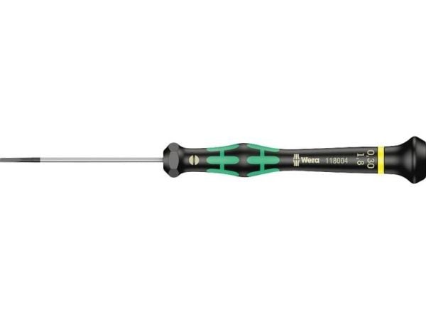 Wera 2035 elektronikkskrutrekker for rette spor, 13 mm, 15,7 cm, 13 mm
