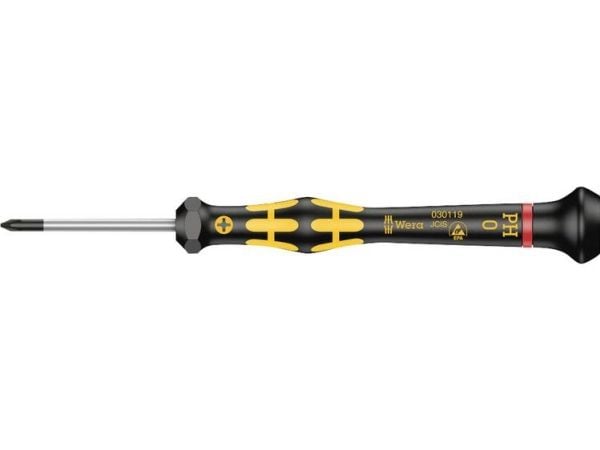 Wera 1550 PH Kraftform Micro 05030119001 ESD Star ruuvimeisseli PH 0 Terän pituus: 40 mm