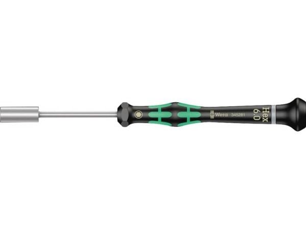 Wera 2069 Micro, Svart, Grønn, 1 stykker, 6 mm, 9,7 cm, 1,3 cm, 6 cm
