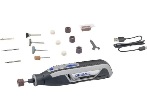 Dremel Lite 7760-15 - Roterende verktøy - trådløs inkludert lader - 3.6 V