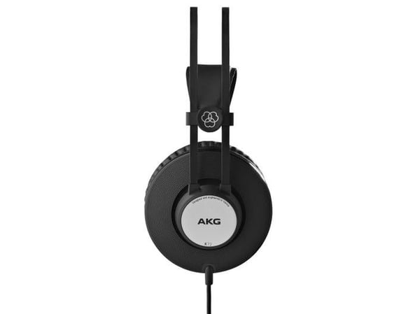 AKG K72, Koblet med ledninger (ikke trådløs), 16 - 20000 Hz, Scene/studio, 200 g, Hodetelefoner, Svart, Hvit