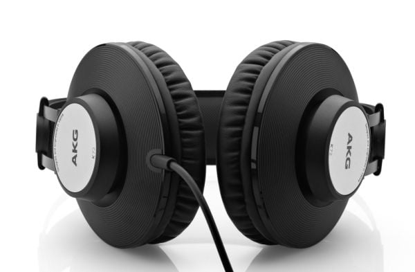AKG K72, Koblet med ledninger (ikke trådløs), 16 - 20000 Hz, Scene/studio, 200 g, Hodetelefoner, Svart, Hvit