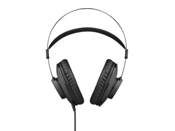 AKG K72, Koblet med ledninger (ikke trådløs), 16 - 20000 Hz, Scene/studio, 200 g, Hodetelefoner, Svart, Hvit