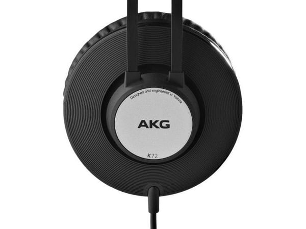AKG K72, Koblet med ledninger (ikke trådløs), 16 - 20000 Hz, Scene/studio, 200 g, Hodetelefoner, Svart, Hvit