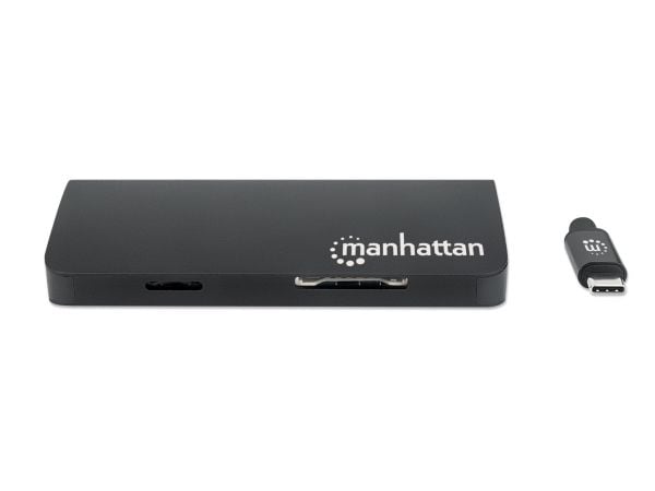 Manhattan 152372, USB 3.2 Gen 1 (3.1 Gen 1) Type-C, musta, MicroSD (TransFlash), SD, SDHC, SDXC, alumiini, CE, FCC, RoHS2, WEEE, USB, WEEE, USB