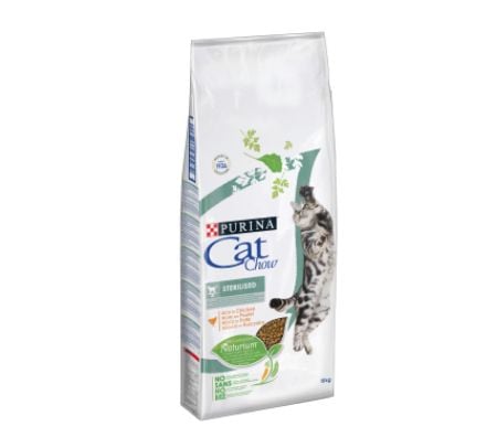 Purina Cat Chow Steriloitu kissan kuivaruoka 15kg Aikuisten kana